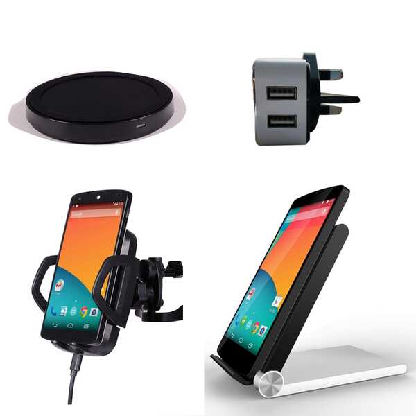 Samsung receiver & 3 x QI Wireless Charging Package