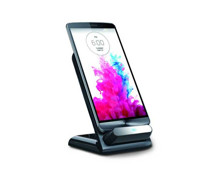 WPC Qi triple coil charging stand