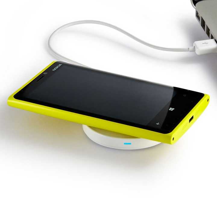 Wireless phone charger disc