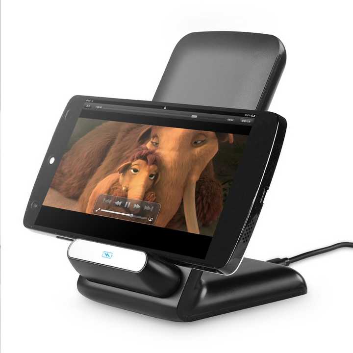 WPC Qi triple coil charging stand